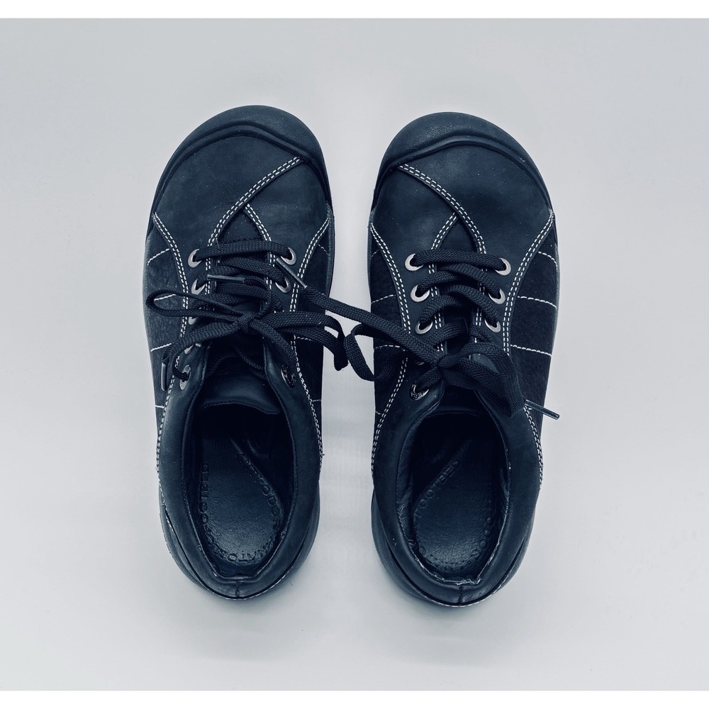 Keen Presidio Shoes Womens Size 6 Black Nubuck Leather Casual Walking 1011400